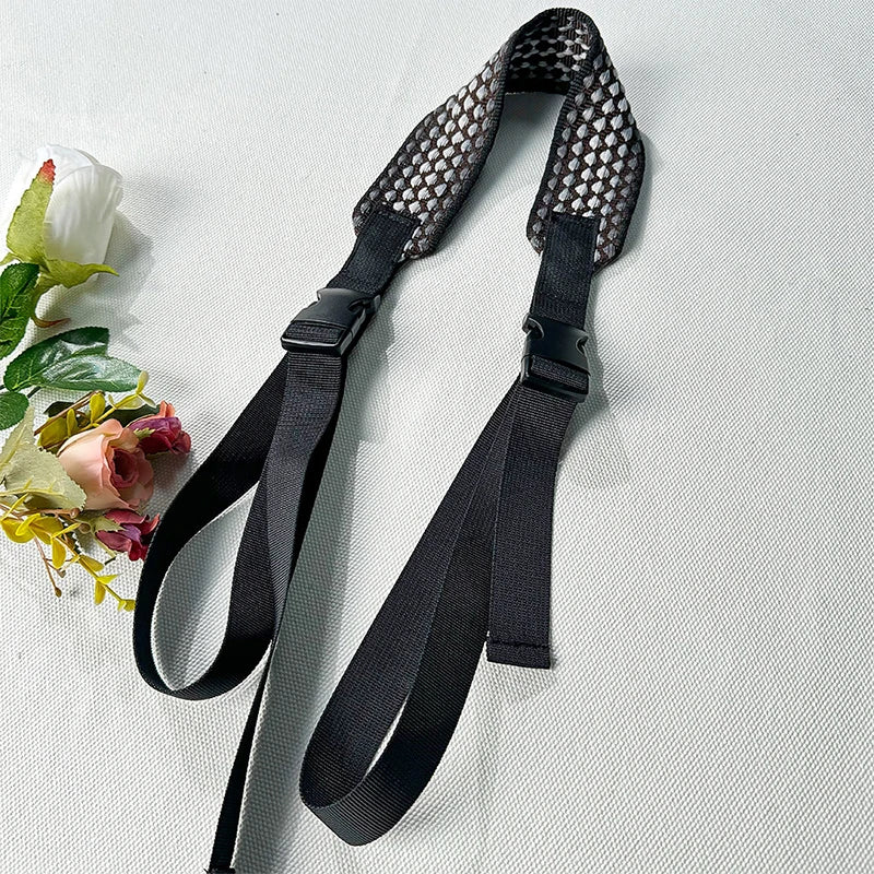 Embroidery Nylon Adjustable Shoulder Bag Strap Pull Button Colorful Sport Style Bag Extension Straps Unisex Bag Accessories