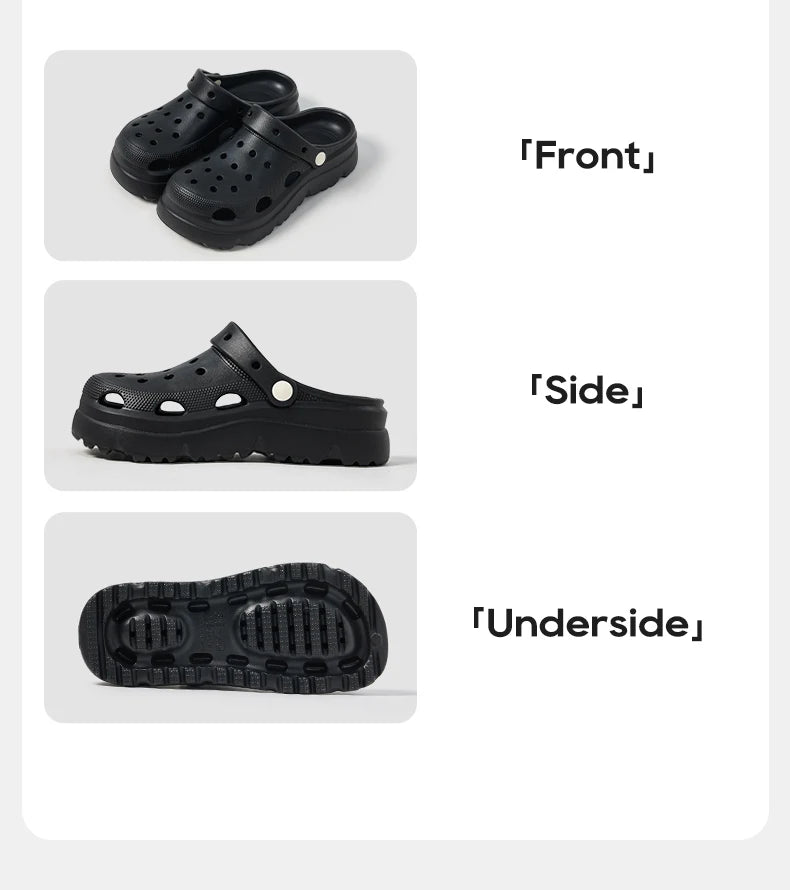 UTUNE EVA Clogs for Women Summer Outdoor Wear New Anti-Slip & Odor-Resistant Nurse & Medical Surgery Slippers Height Platform