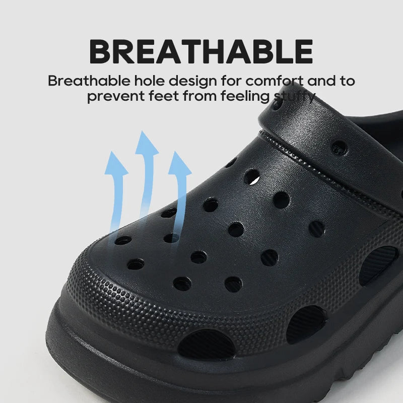 UTUNE EVA Clogs for Women Summer Outdoor Wear New Anti-Slip & Odor-Resistant Nurse & Medical Surgery Slippers Height Platform