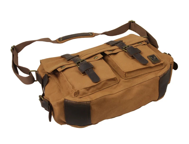 Je suis légende Will Smith toile + cuir véritable hommes sac de messager toile sac à bandoulière hommes sac à bandoulière fronde sac casual sacoche