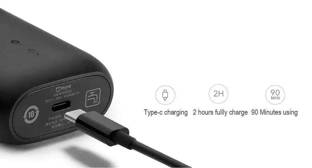 Xiaomi Mijia Electric Shaver S100 Two Floating Heads Portable Waterproof Shaver USB Rechargeable Steel Razor