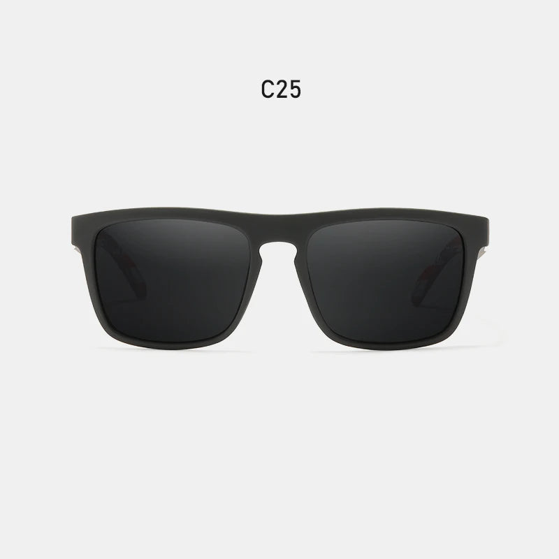 KDEAM-Lunettes de soleil polarisées pour hommes, lunettes de soleil miroir tout adaptées, design classique, boîte de marque CE, mode