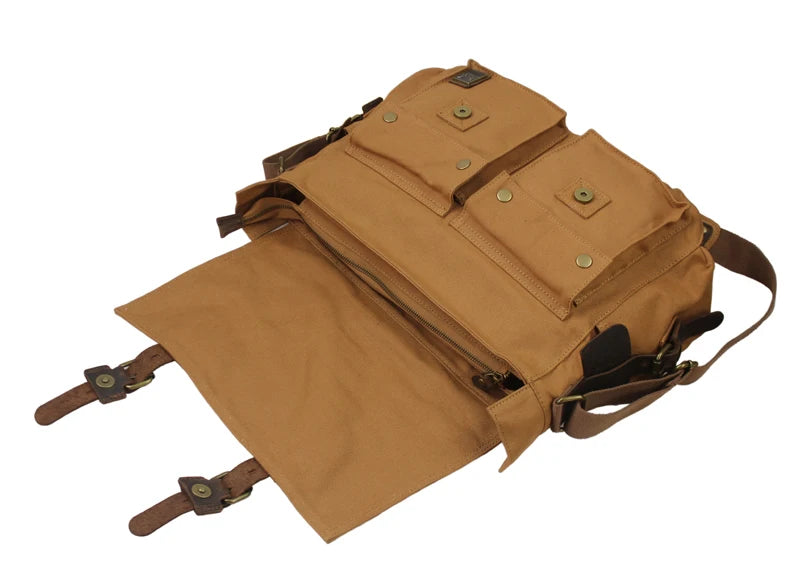 Je suis légende Will Smith toile + cuir véritable hommes sac de messager toile sac à bandoulière hommes sac à bandoulière fronde sac casual sacoche