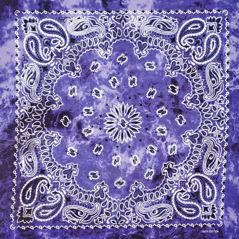 Nouvelle mode Hip Hop 100% coton Bandana carré écharpe 55 cm * 55 cm noir rouge Paisley bandeau imprimé pour femmes/hommes/garçons/filles