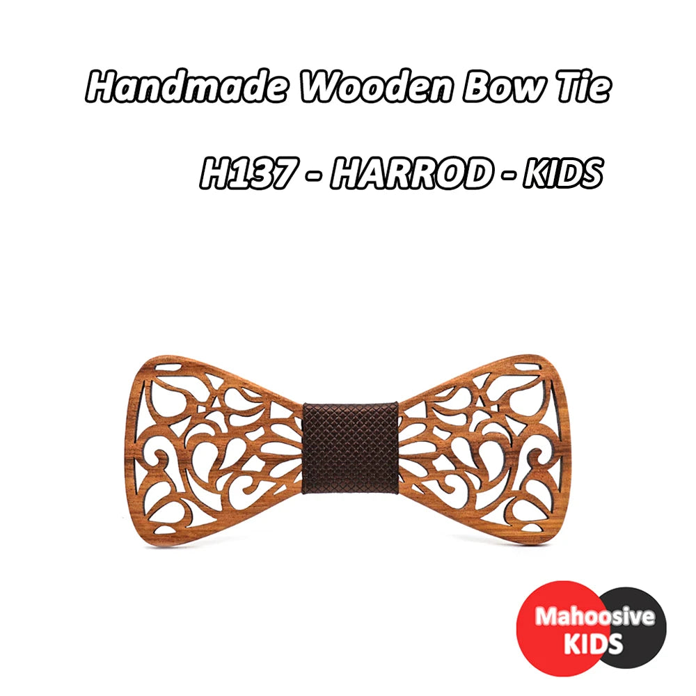 Mahoosive nouveaux nœuds papillon en bois à fleurs pour hommes noeud papillon creux papillons costume de mariage noeud papillon en bois chemise krawatte nœuds papillon cravate mince