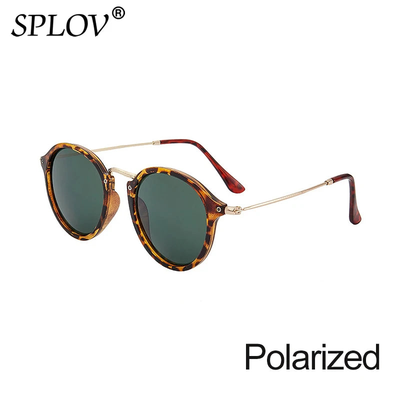 Nouveauté lunettes de soleil rondes revêtement rétro hommes femmes marque lunettes de soleil design Vintage lunettes miroir
