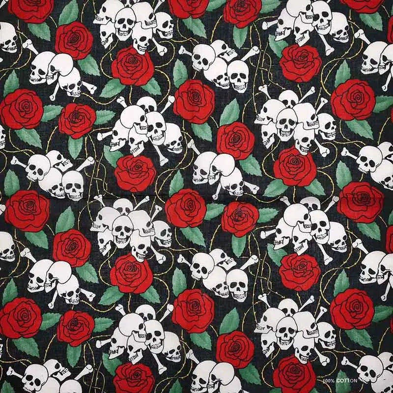 Nouveau Design de mode Hip Hop 100% coton crâne Bandana carré écharpe noir Paisley vélo bandeau pour femmes/hommes/garçons/filles