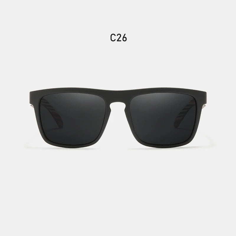 KDEAM-Lunettes de soleil polarisées pour hommes, lunettes de soleil miroir tout adaptées, design classique, boîte de marque CE, mode