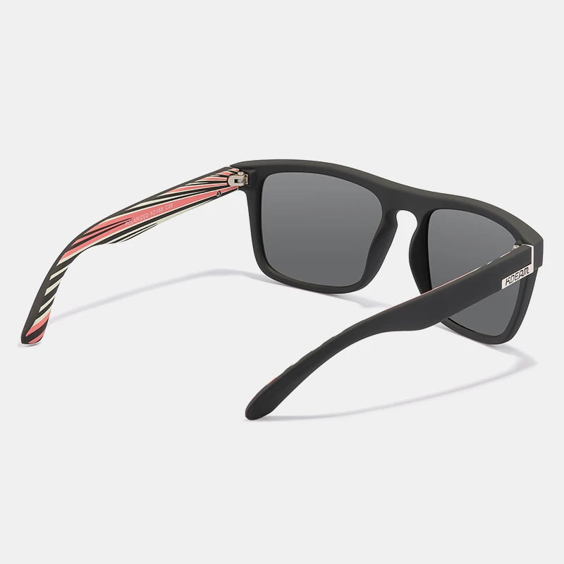 KDEAM-Lunettes de soleil polarisées pour hommes, lunettes de soleil miroir tout adaptées, design classique, boîte de marque CE, mode
