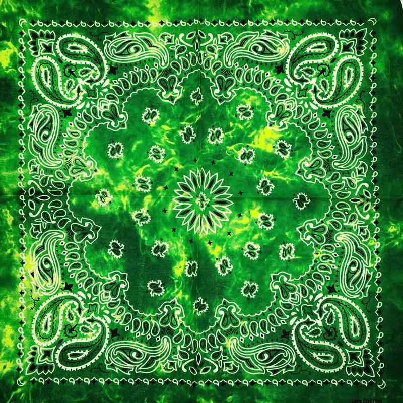 Nouvelle mode Hip Hop 100% coton Bandana carré écharpe 55 cm * 55 cm noir rouge Paisley bandeau imprimé pour femmes/hommes/garçons/filles
