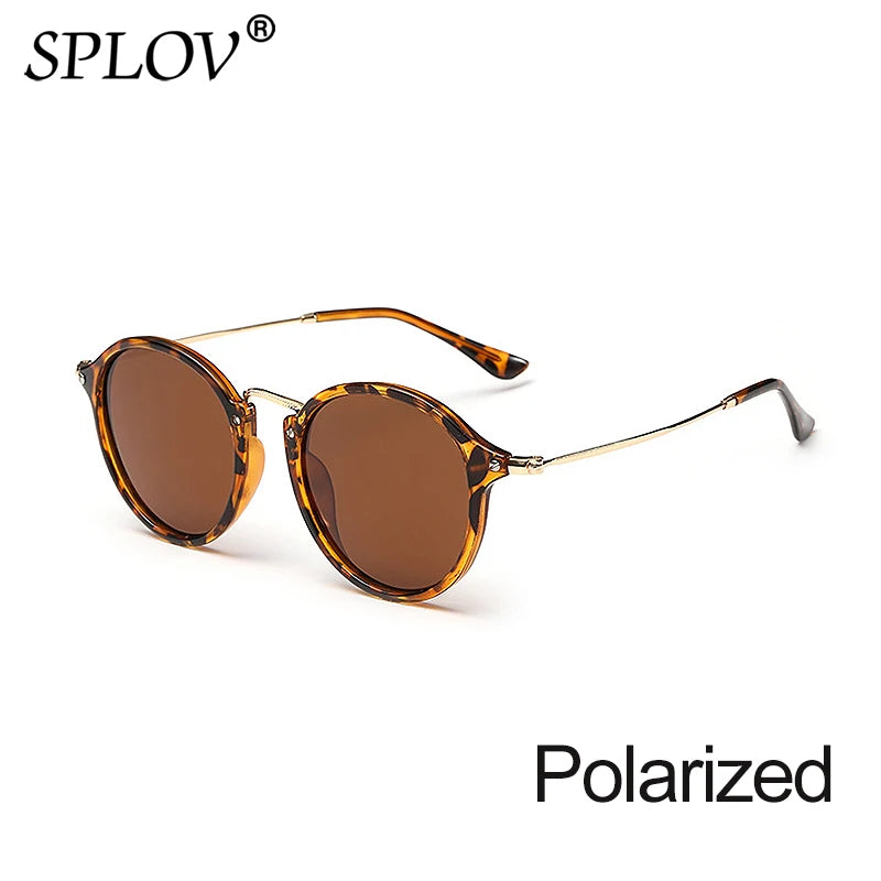 Nouveauté lunettes de soleil rondes revêtement rétro hommes femmes marque lunettes de soleil design Vintage lunettes miroir