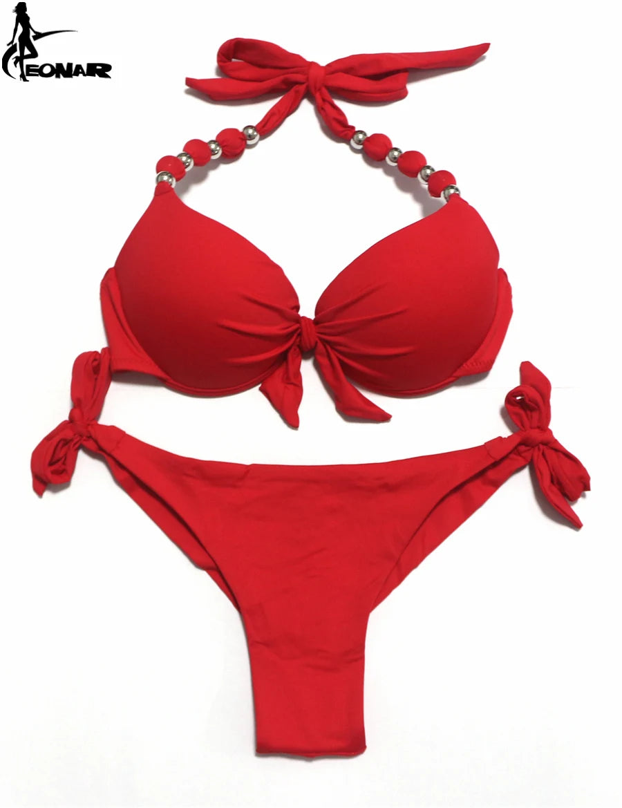 EONAR Push Up Bikini femmes pansement maillots de bain brésilien coupe bas Bikini ensemble maillots de bain maillot de bain femme maillots de bain