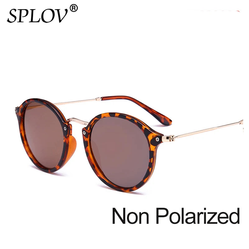 Nouveauté lunettes de soleil rondes revêtement rétro hommes femmes marque lunettes de soleil design Vintage lunettes miroir