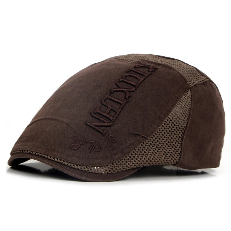 HT953 bérets coton plat avancé pilote casquette plate hommes décontracté chapeaux de soleil Style coréen printemps été femmes hommes béret chapeaux