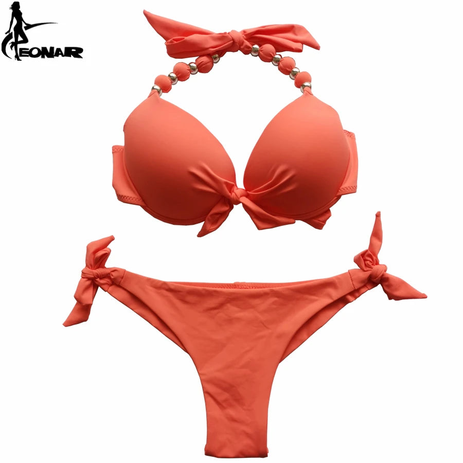 EONAR Push Up Bikini femmes pansement maillots de bain brésilien coupe bas Bikini ensemble maillots de bain maillot de bain femme maillots de bain