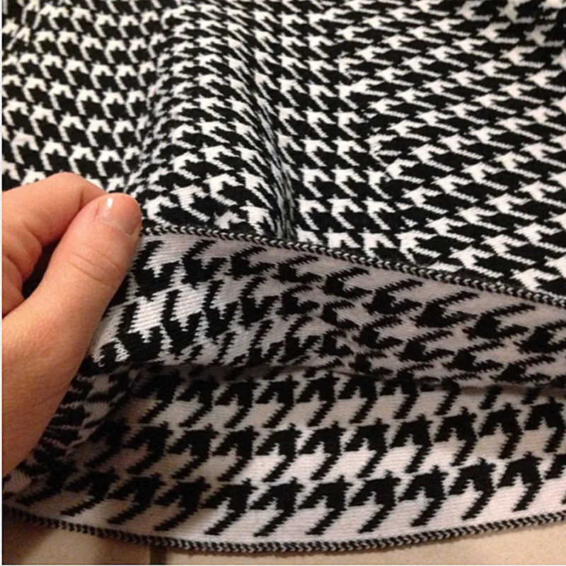 Automne hiver coréen femmes jupe tricot laine jupe Midi hiver dames taille haute décontractée plissée élastique évasé jupes femmes