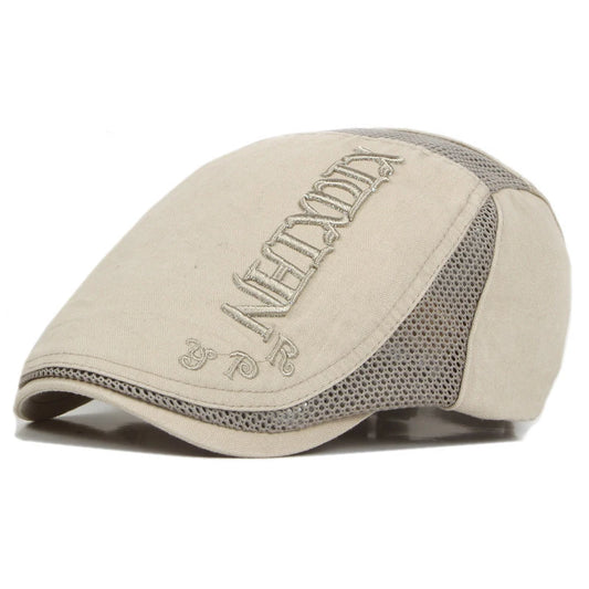 HT953 bérets coton plat avancé pilote casquette plate hommes décontracté chapeaux de soleil Style coréen printemps été femmes hommes béret chapeaux