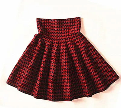Automne hiver coréen femmes jupe tricot laine jupe Midi hiver dames taille haute décontractée plissée élastique évasé jupes femmes