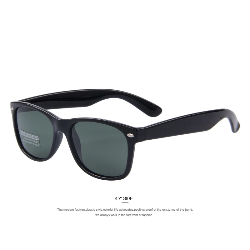 MERRYS hommes lunettes de soleil polarisées classique hommes rétro Rivet nuances marque concepteur lunettes de soleil UV400 S683