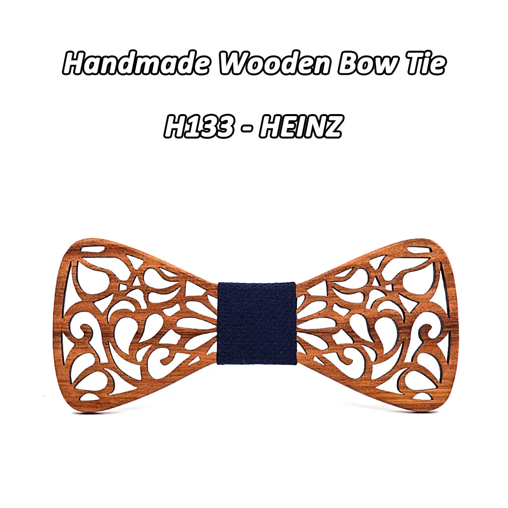 Mahoosive nouveaux nœuds papillon en bois à fleurs pour hommes noeud papillon creux papillons costume de mariage noeud papillon en bois chemise krawatte nœuds papillon cravate mince