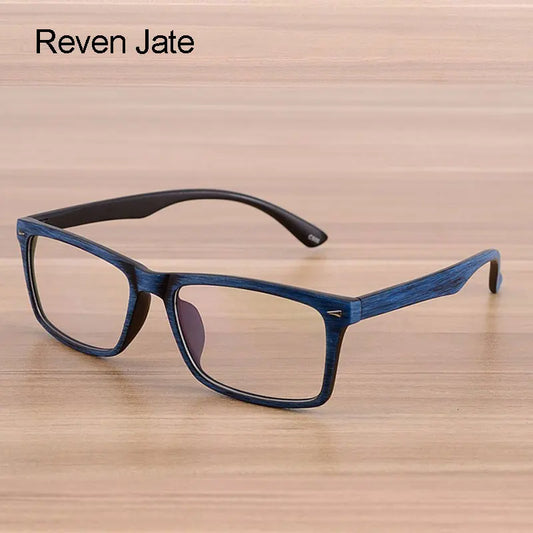 Reven lunetes et femmes unisexe en bois motif mode rétro optique luttes luntes cadre Vintage lunes