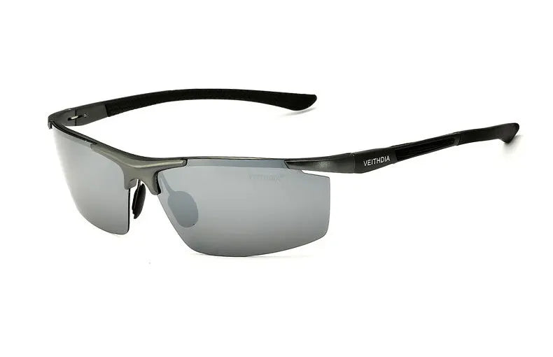 VEITHDIA – lunettes de soleil polarisées en aluminium et magnésium pour homme, avec revêtement miroir UV400, pour l'extérieur, accessoires 6588