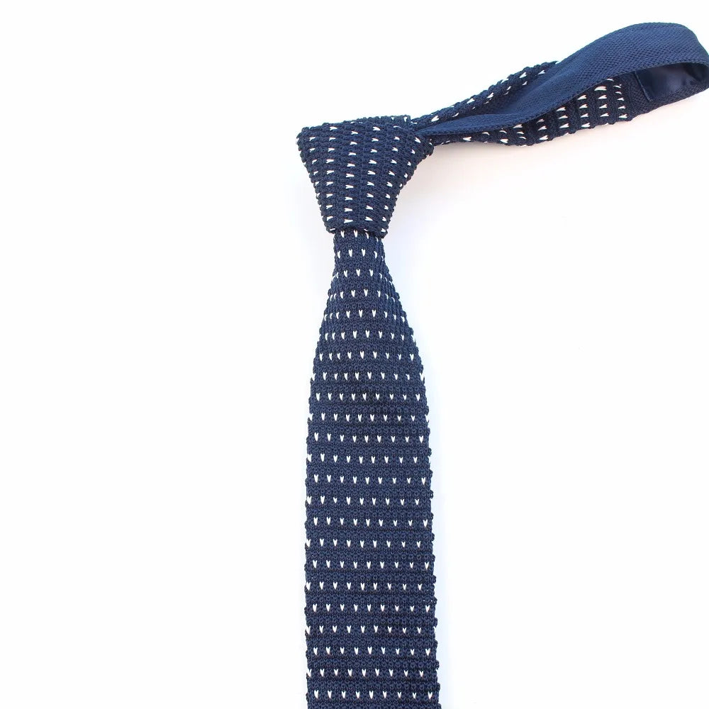 Hommes tricoté loisirs rayé cravate mode maigre étroit mince cou cravates pour hommes maigre tissé concepteur cravate