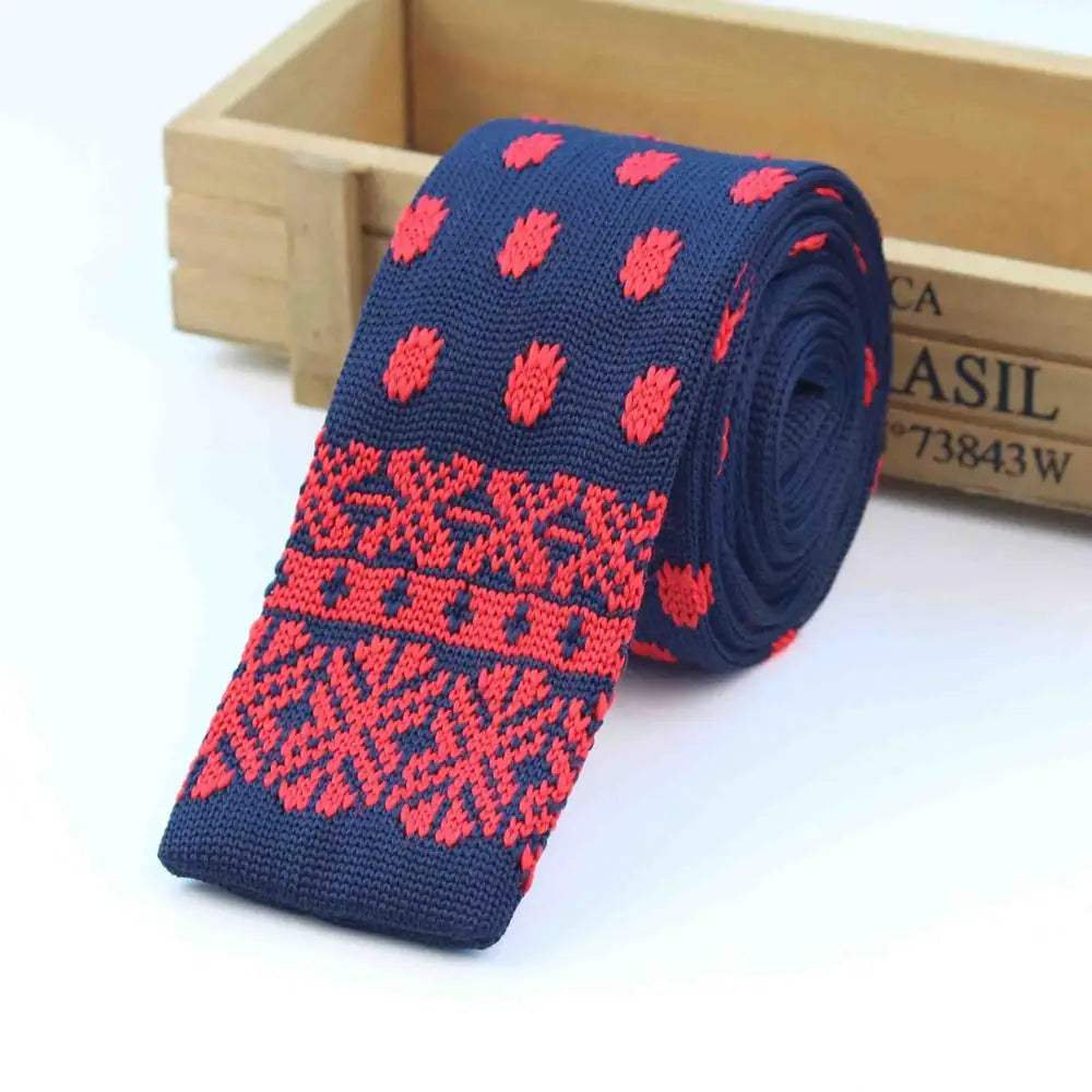 Hommes tricoté loisirs rayé cravate mode maigre étroit mince cou cravates pour hommes maigre tissé concepteur cravate