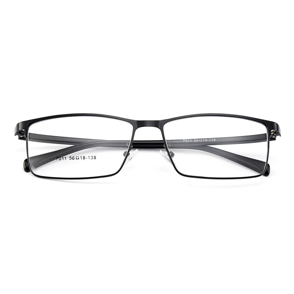 Gmei optique hommes alliage de titane montures de lunettes pour hommes lunettes branches flexibles jambes IP galvanoplastie alliage lunettes Y7011