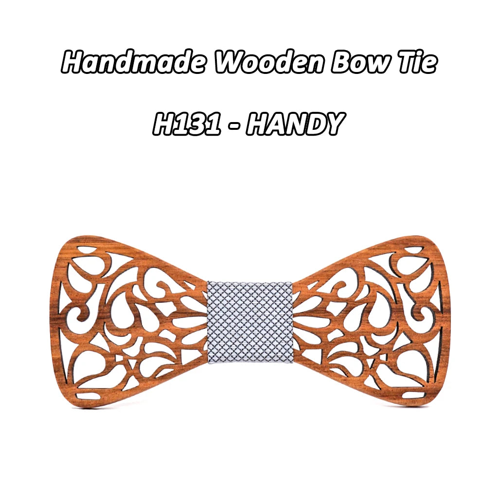 Mahoosive nouveaux nœuds papillon en bois à fleurs pour hommes noeud papillon creux papillons costume de mariage noeud papillon en bois chemise krawatte nœuds papillon cravate mince