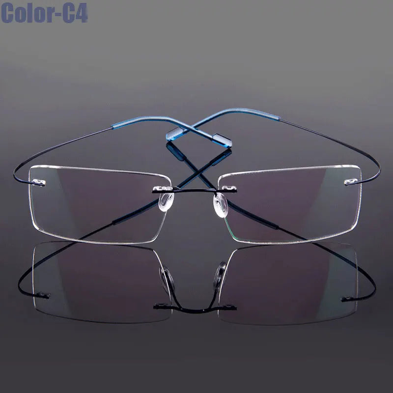 Gmei – monture de lunettes optique sans monture en alliage à mémoire de forme, monture Flexible ultralégère, 9 couleurs, T8089