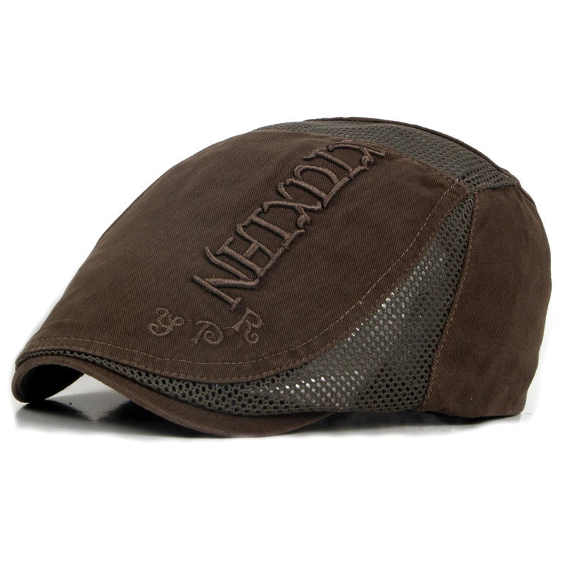 HT953 bérets coton plat avancé pilote casquette plate hommes décontracté chapeaux de soleil Style coréen printemps été femmes hommes béret chapeaux