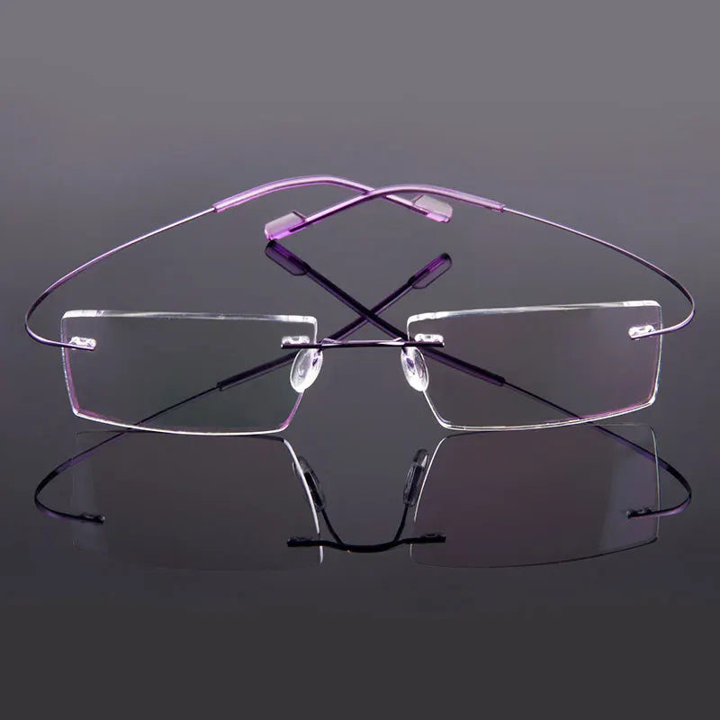 Gmei – monture de lunettes optique sans monture en alliage à mémoire de forme, monture Flexible ultralégère, 9 couleurs, T8089