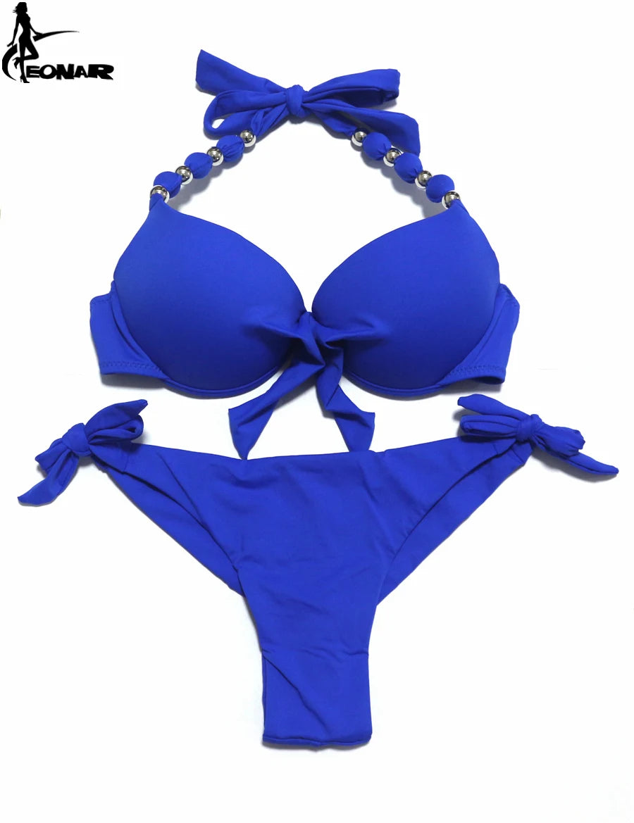 EONAR Push Up Bikini femmes pansement maillots de bain brésilien coupe bas Bikini ensemble maillots de bain maillot de bain femme maillots de bain