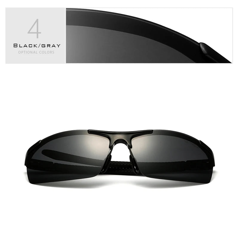 VEITHDIA – lunettes de soleil polarisées en aluminium et magnésium pour homme, avec revêtement miroir UV400, pour l'extérieur, accessoires 6588