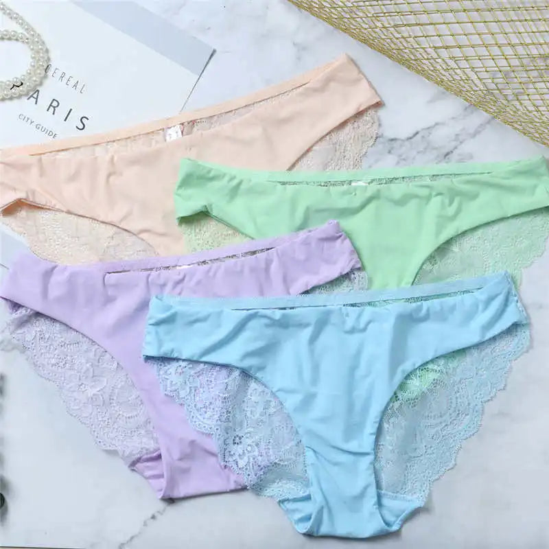 Seamless Women Low-Rise Panties Female Sexy Women Plus Size Underwear Fashion Lingerie Culotte