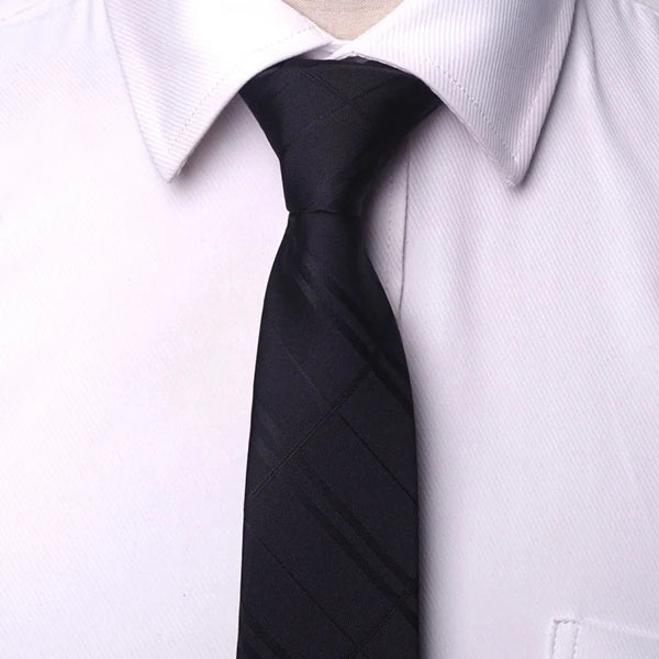 Hommes cravates cravate hommes robes affaires cravate de mariage homme robe legame cadeau gravata angleterre rayures JACQUARD tissé 6 cm