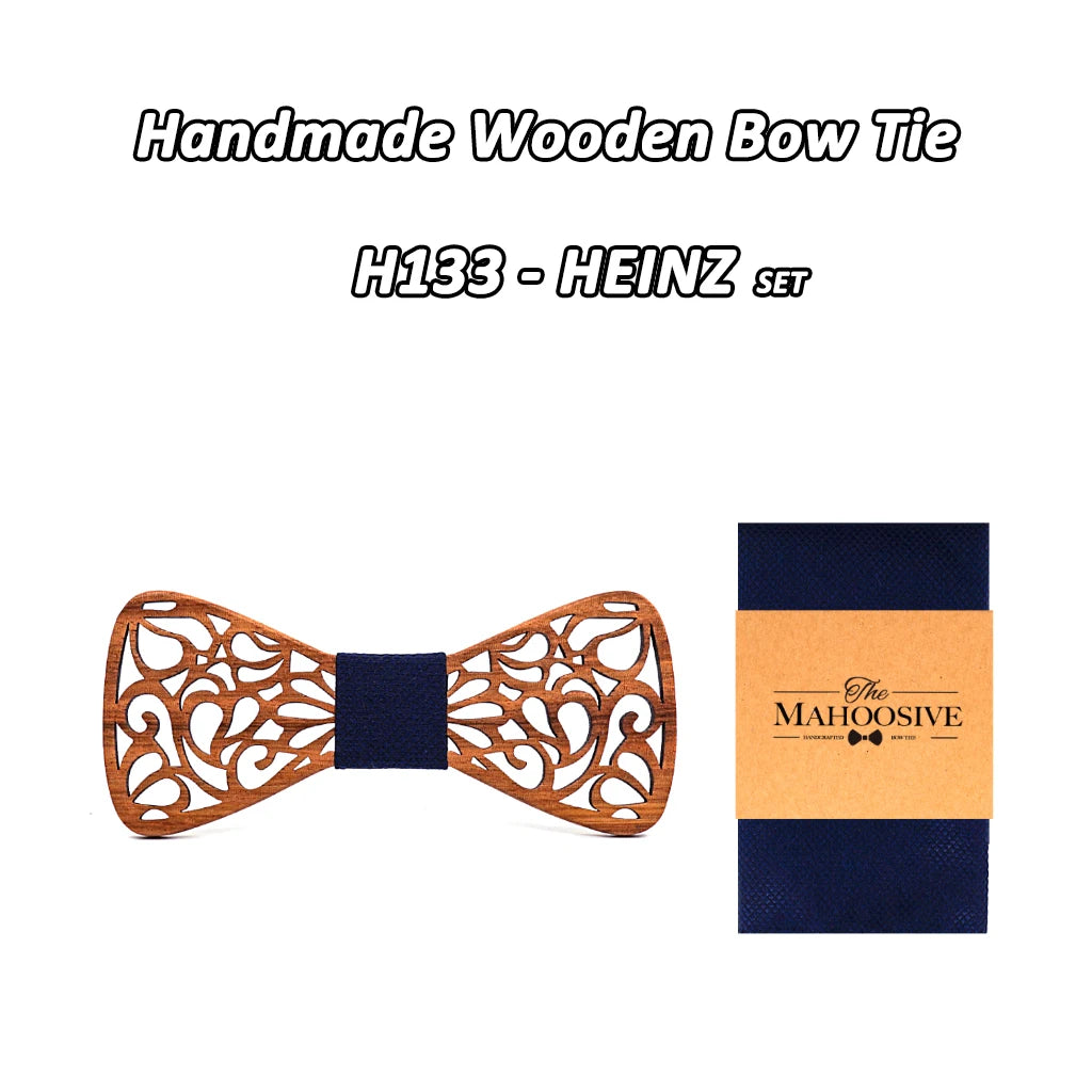 Mahoosive nouveaux nœuds papillon en bois à fleurs pour hommes noeud papillon creux papillons costume de mariage noeud papillon en bois chemise krawatte nœuds papillon cravate mince