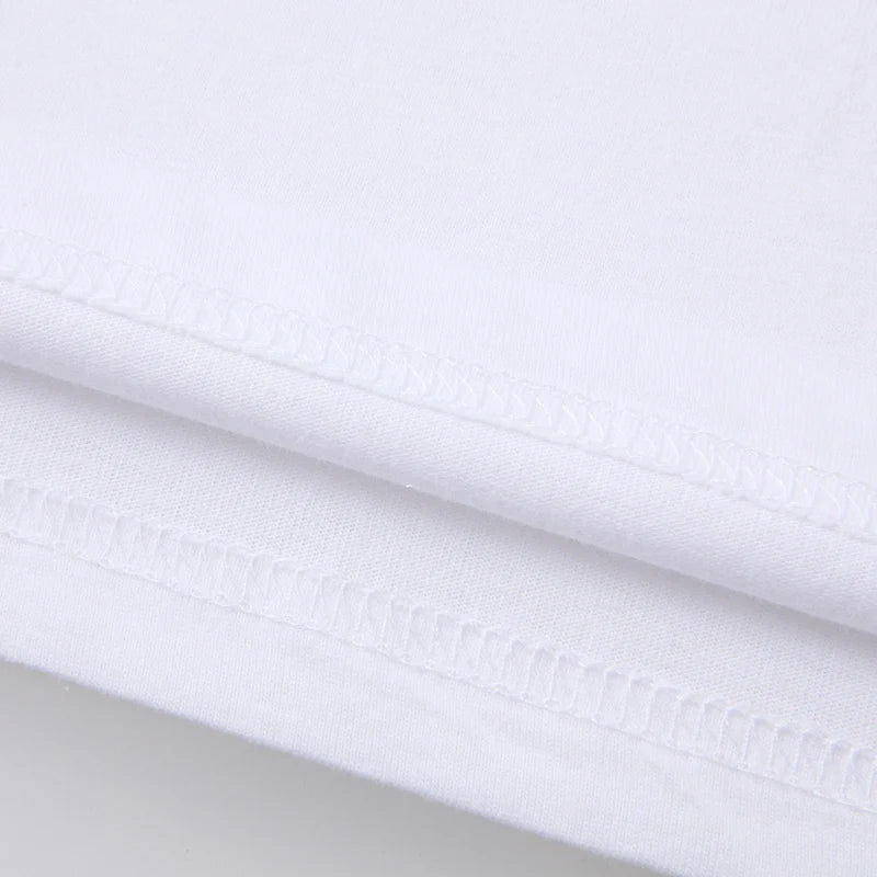 T-shirt manches courtes col rond femme, estival et décontracté, avec gros seins College en 3D
