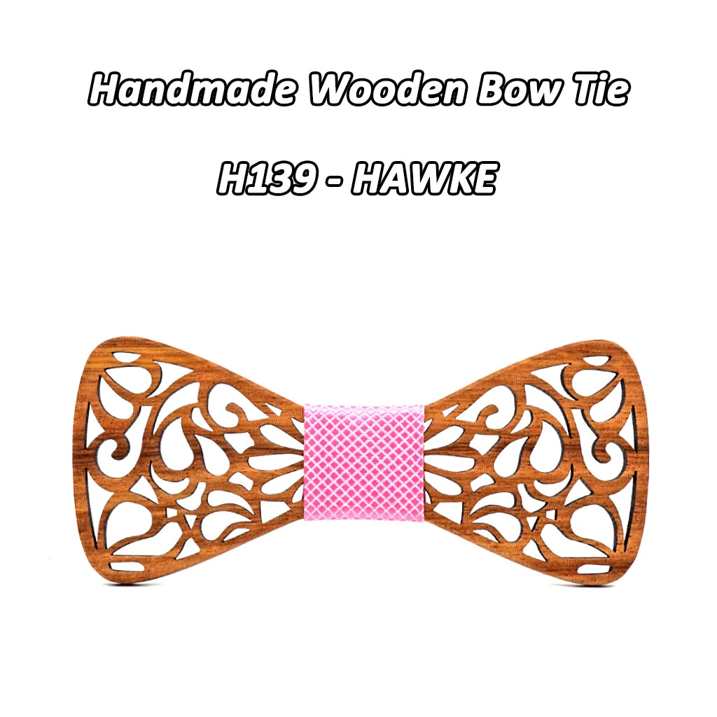 Mahoosive nouveaux nœuds papillon en bois à fleurs pour hommes noeud papillon creux papillons costume de mariage noeud papillon en bois chemise krawatte nœuds papillon cravate mince