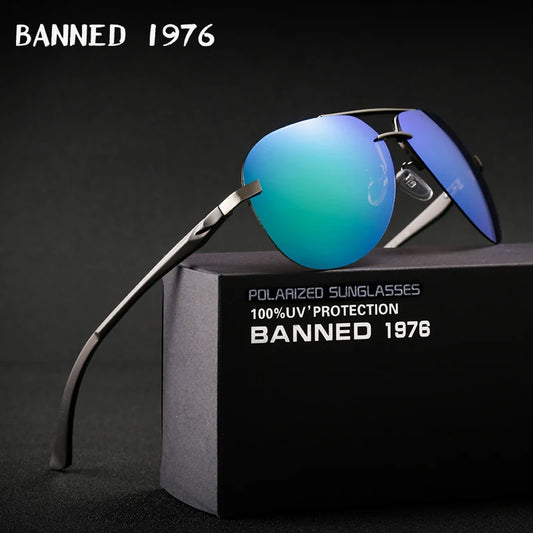 Lunettes De soleil polarisées HD en aluminium et magnésium pour femmes et hommes, lunettes De soleil De conduite Vintage Oculos De Sol avec boîte De marque originale