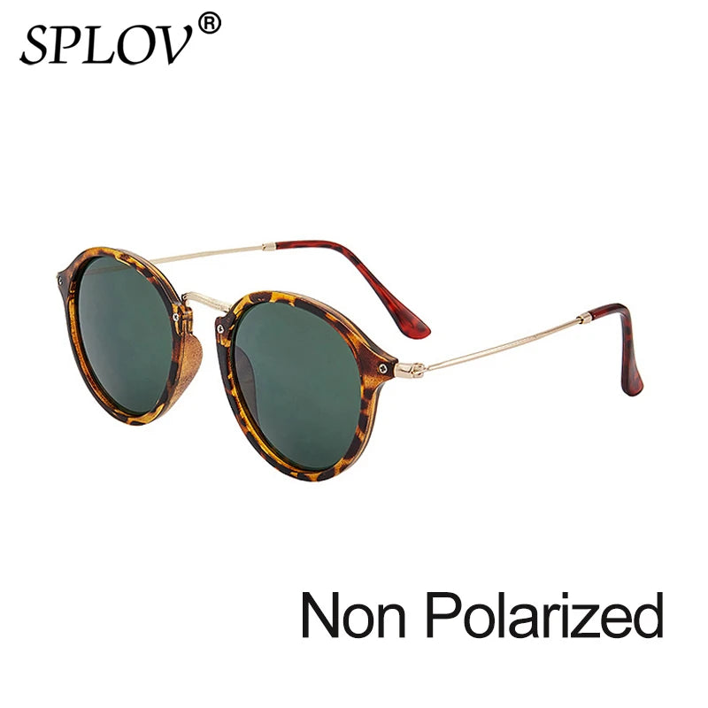 Nouveauté lunettes de soleil rondes revêtement rétro hommes femmes marque lunettes de soleil design Vintage lunettes miroir