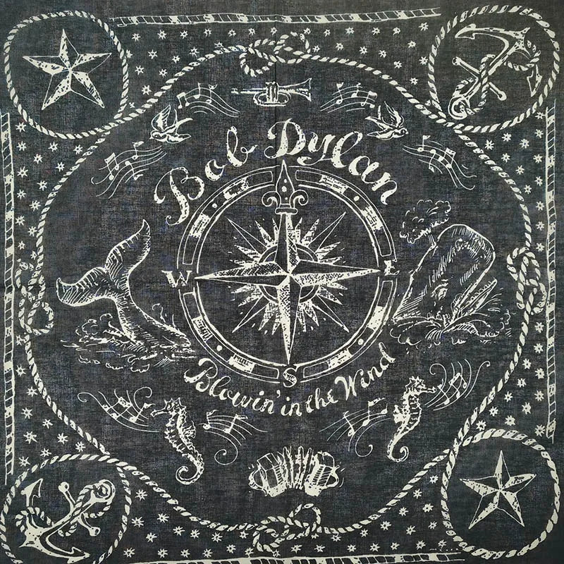 Nouveau Design de mode Hip Hop 100% coton crâne Bandana carré écharpe noir Paisley vélo bandeau pour femmes/hommes/garçons/filles