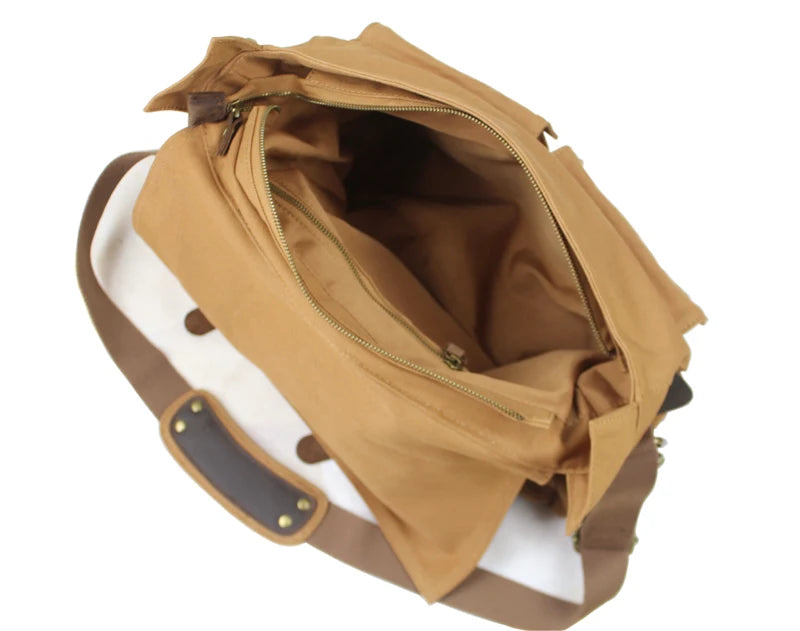 Je suis légende Will Smith toile + cuir véritable hommes sac de messager toile sac à bandoulière hommes sac à bandoulière fronde sac casual sacoche
