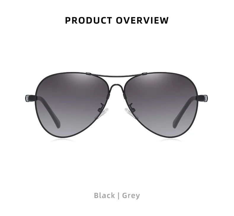 BARCUR Design titane alliage lunettes de soleil polarisées hommes lunettes de soleil femmes pilote dégradé lunettes miroir nuances