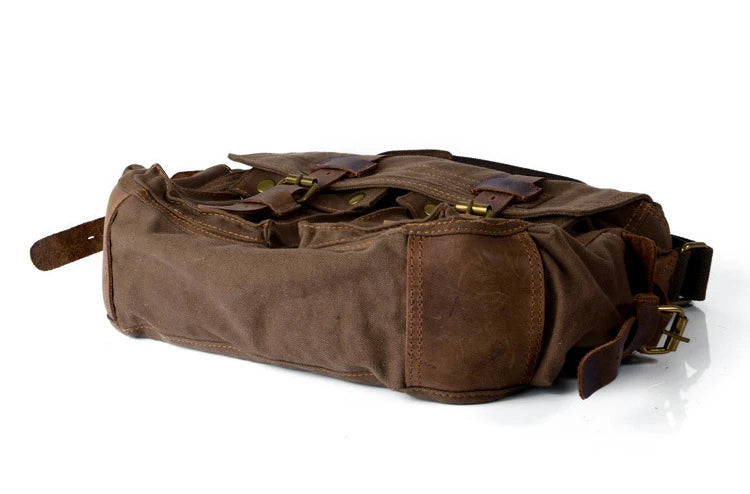 Je suis légende Will Smith toile + cuir véritable hommes sac de messager toile sac à bandoulière hommes sac à bandoulière fronde sac casual sacoche