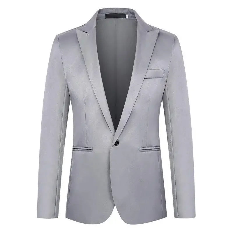 Veste de costume de printemps pour hommes, décontractée, polyvalente, tendance coréenne, simple boutonnage, vêtements pour hommes de Style occidental