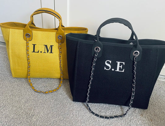 Personalized Teacher Tote Bag Custom Name Gift for Women School Classroom Appreciation Present Teacher Day Gift Fashion Handbag