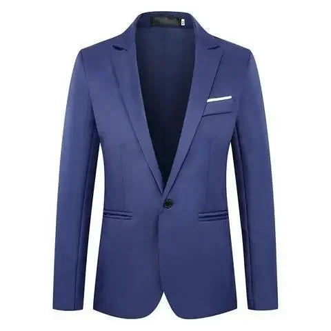 Veste de costume de printemps pour hommes, décontractée, polyvalente, tendance coréenne, simple boutonnage, vêtements pour hommes de Style occidental