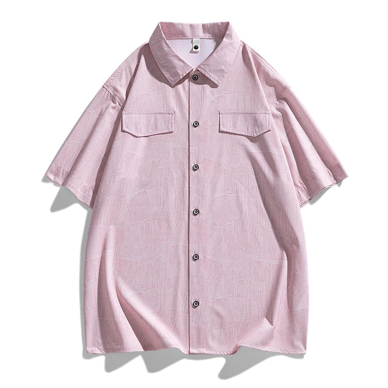 Men Shirt Suit Short Sleeve Shorts Set Summer Oversize 6XL 7XL 8XL Plus Size Casual Plaid Streetwear Loose Pocket High Quality